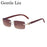 Y2K Rectangle Rimless Sunglasses Men Vintage Sun Glasses For Male 2026 Luxury Rhinestone Eyewear Punk Fashion Frameless Shades