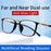 Progressive Multifocal Reading Glasses for Men, Anti Blue Ray Anti-fatigue Presbyopia Eyeglasses,Square Computer Glasses