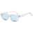 New Retro Square Sunglasses For Women Men Fashion Transparent Frame Glasses Eyewear Male Shades UV400 Brand Eyeglasse