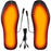 Semelles chauffantes USB Coussin chauffant électrique pour chaussures Chauffe-pieds Chaussettes Semelle chauffante pour sports d'hiver en plein air Hiver chaud