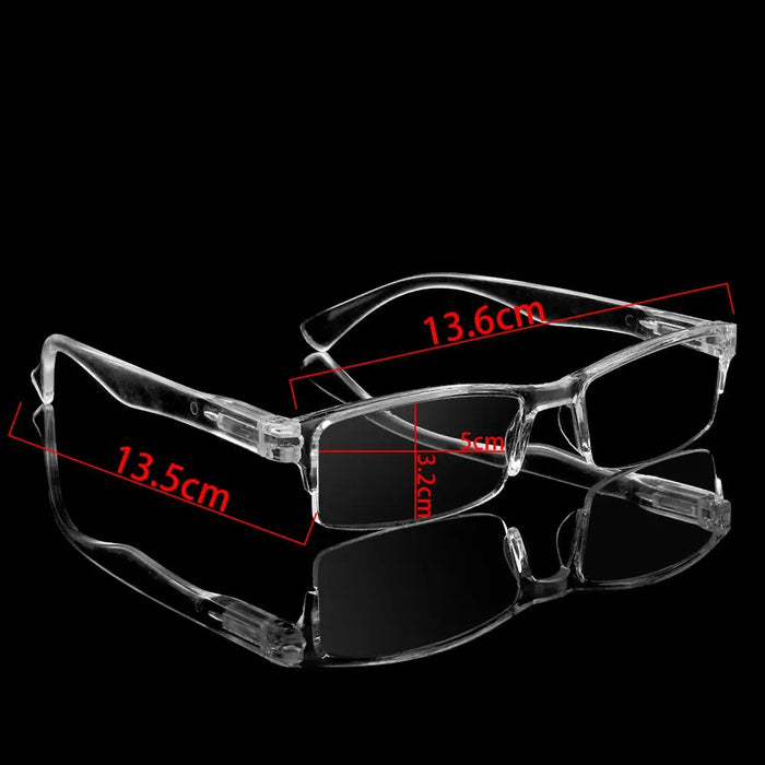Vintage Resin Lens Ultralight Flat Mirror Eyewear Reading Glasses Presbyopic Glasses Plastic Frame