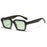 Ins Gafas de Sol Cuadradas de Moda Populares Mujer Retro VERDE Tonos UV400 Hombre Gafas de Sol de Tendencia