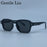 Photochromic Square Punk Sunglasses Men 2026 Luxury Brand Designer Rivet Sun Glasses Vintage Shades Male Driving Fashion Eyewear