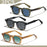 1/2/3 Pcs Wholesale New Square Retro Sunglasses Men Fashion Punk Sun Glasses Women Travel Eyewear Lunette De Soleil Femme UV400