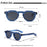 HBK Vintage Simple Round Men Sunglasses Small Frame High-Quality Acetate Frame Sun Glasses Women Party Travel Outdoor Glasses