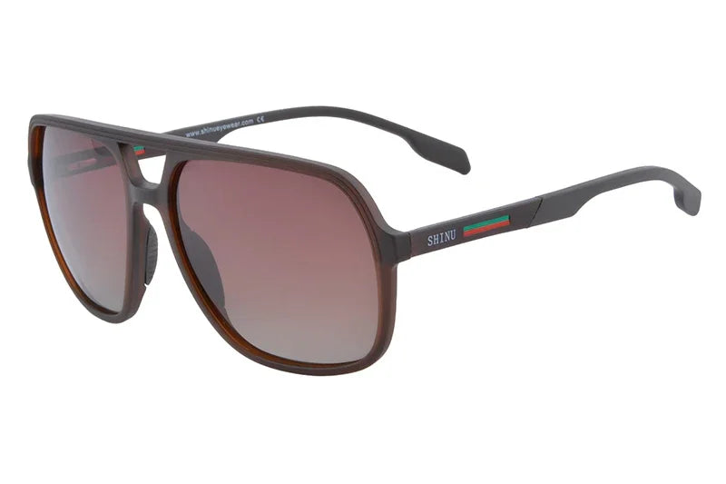 Gafas de sol polarizadas para hombre Tr90 Vintage Anti-UV Conducción Gafas negras Lentes de sol rectangulares para hombre Personalizadas