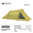 ShineTrip Lightweight 2-Person Tunnel Tent Oxford Cloth Waterproof Sunscreen Portable Outdoor Travel Camping Tent