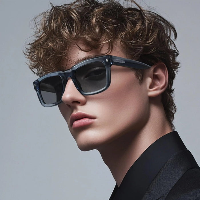 Z 2026 Trend Square Polarized Sunglasses Handmade Acetate Sun Glasses Fashion Patchwork Shades ZS6240