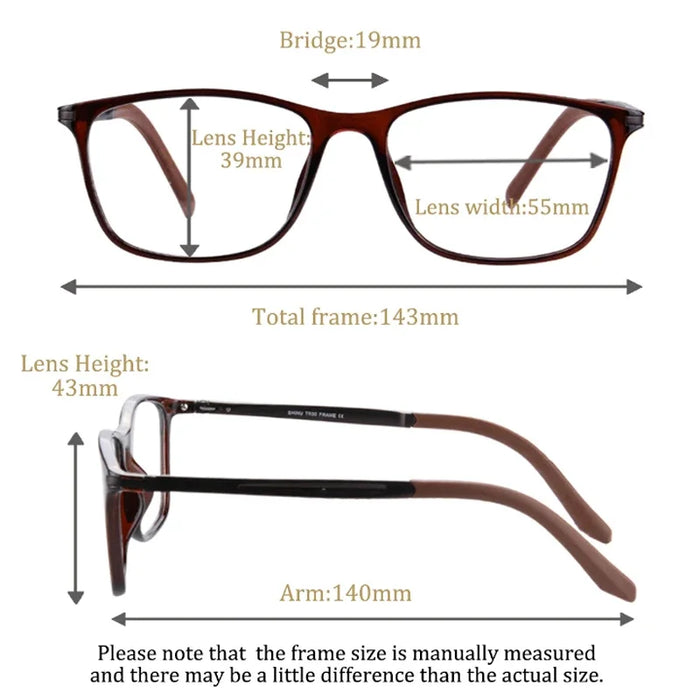 Gafas de Lectura Progresivas Multifocales Hombres Mujeres Vista de Lejos y Cerca Presbicia Hipermetropía Gafas Unisex Personalizadas