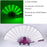 Luminous Folding LED Fan Dancing Light Fan Flashing For Night Music Show Rave Festival Accessories Glowing In The Dark Party