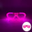 Nouvelles lunettes lumineuses LED sans fil pour festival, rave, soirée, lunettes de soleil mosaïque lumineuses néon, lunettes de club disco