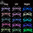 6 12 24 30 Pièces de fournitures de fête néon Chapeaux formels néon phosphorescents à la lumière UV Chapeau fluorescent Décorations de fête à lumière UV pour adultes