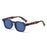 Gafas de sol cuadradas para mujer y hombre, estilo punk, retro, a la moda, con lentes transparentes, montura UV400, para mujer, Oculus
