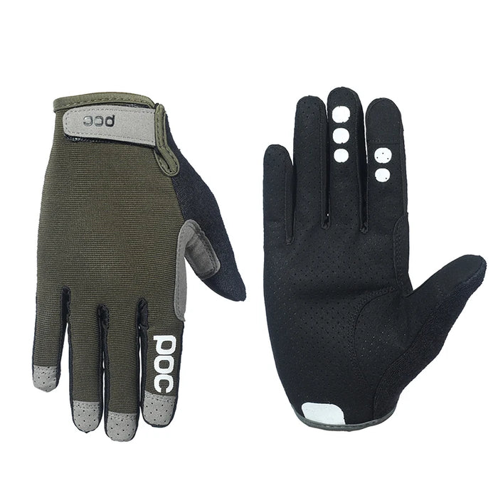 p0c 15 colour dh mx bike long finger all-season model wearable and comfortable riding gloves universal