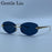 Rimless Leopard Head Sunglasses Men Luxury Designer Vintage Small Oval Sun Glasses Male Metal Frame Eyewear Retro Driving Shades