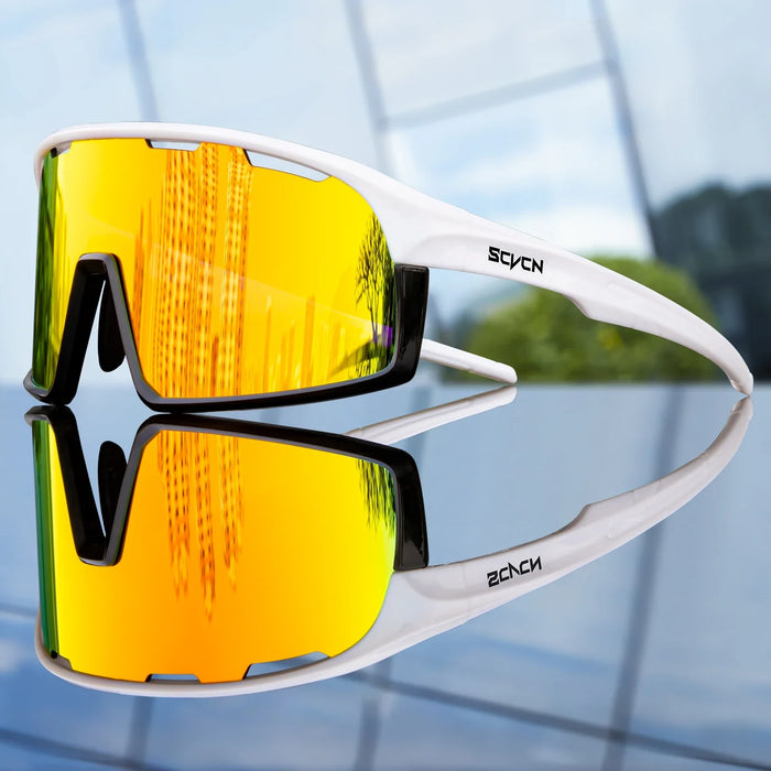 SCVCN Men Outdoor Sports Glasses Photochromic Sunglasses Bicycle Cycling Glasses Women Driving Bike Eyewear UV400 Hiking Goggles
