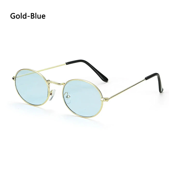 Summer Retro Small Oval Sunglasses Ladies Vintage Shades Cat Eye Sun Glasses Men Women Rectangular Eyeglasses Protection 400UV