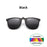 VIVIBEE Men Polarized Lens Flip Up Clip on Sunglasses Women Photochromic Oversized Driving Sun Glasses UV400 Gradient Clips