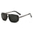 Metal Double Beam Box Retro Sunglasses for Men and Women, Unisex Business Driving, Casual Decoration