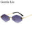 Gafas de sol hexagonales sin montura a la moda para mujer 2026, de marca de lujo, estilo Y2K Punk, sexy, para viajar, lentes de sol para mujer, gafas sin montura de rombos