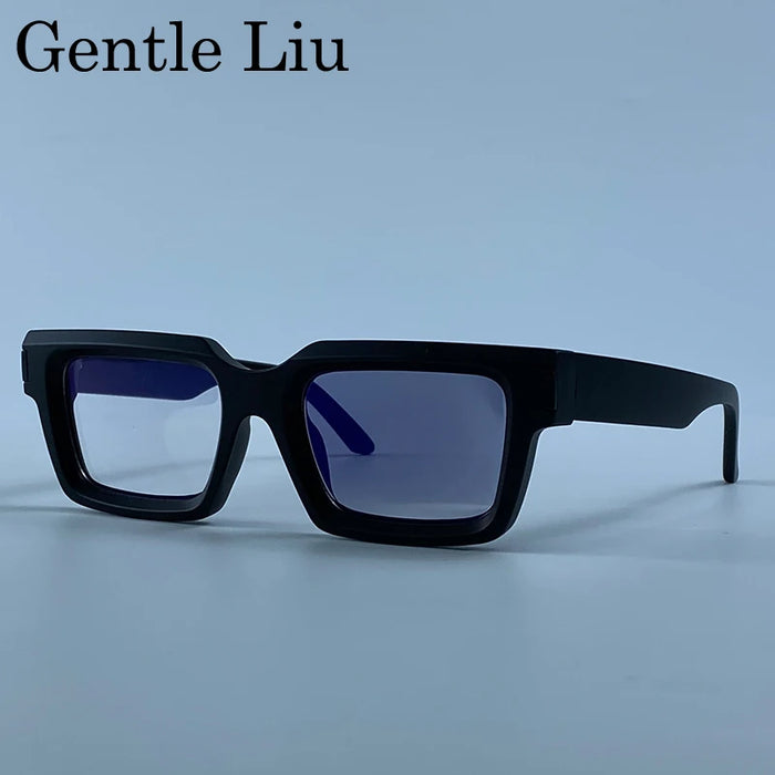Photochromic Steampunk Square Sunglasses Men 2026 Luxury Designer Vintage Punk Sun Glasses Hip Hop Streetwear Driving Eyewear