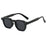 New Retro Tortoise Shell Square Women Sunglasses Y2K Personalized Brand Contrast Color Frame Design Men Trendy Glasses UV400