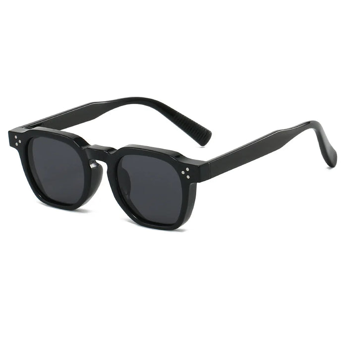 New Retro Tortoise Shell Square Women Sunglasses Y2K Personalized Brand Contrast Color Frame Design Men Trendy Glasses UV400