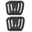 4/8/16pcs Tactical Plastic Carabiner Clip Keychain D-Shape Hard Spring Snap Gear Hook Outdoor Camping Hiking EDC Tools