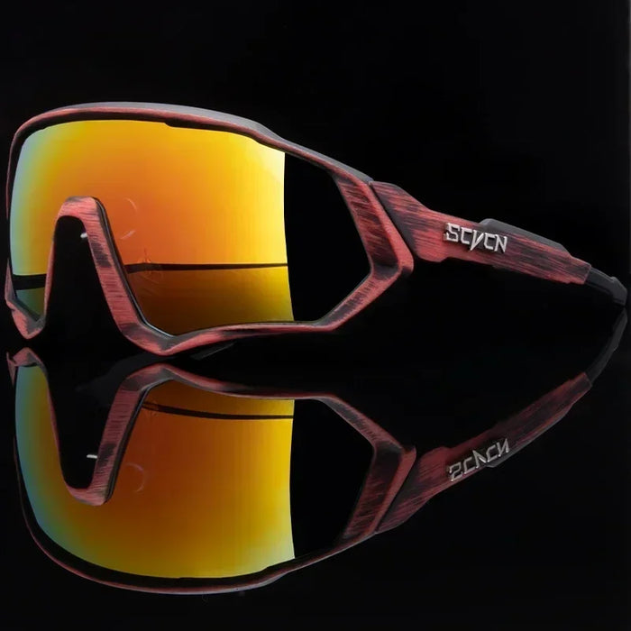 SCVCN-New Style Sunglasses Bicycle Eyewear Mountain Bike Cycl Goggles UV400 MTB Road for Men Photochromic Sport Cycling Glasses