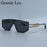 Gafas de sol Steampunk de una pieza sin montura para mujer 2026 de marca de lujo, escudo a prueba de viento, gafas de sol para dama, montura de metal, gafas de sol