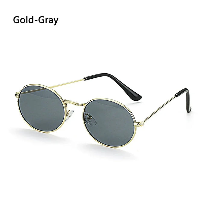 Summer Retro Small Oval Sunglasses Ladies Vintage Shades Cat Eye Sun Glasses Men Women Rectangular Eyeglasses Protection 400UV