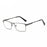 Men Square Metal Large Frame Reading Spring Leg Elderly Presbyopia Glasses Blue Light Blocking Eye Protection Eyeglasses