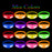 20-100PCS Music&Sound Activated Light up Bracelets Glow Bracelets Rhythmic Led Bracelet Luminous Bracelet Wedding Accessories