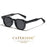 CATERSIDE Mode Hommes Lunettes de Soleil Petit Cadre Carré Design Personnalisé Lunettes de Soleil Femmes Voyage Fête Affaires Festival Cadeau