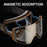 KAPVOE Magnetic Snow Goggles Double Layer Anti-Fog UV Protection for Skiing Snowboarding High-definition Clarity Unisex Skiing