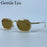 Lunettes de soleil punk octogonales rétro pour hommes 2026, monture métallique carrée de luxe, vintage, verres solaires dégradés UV400, style Steampunk