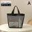 Bolsa de almacenamiento portátil de malla, organizador de ducha colgante para artículos de tocador y baño. Gran capacidad para playa, piscina, gimnasio y viajes.