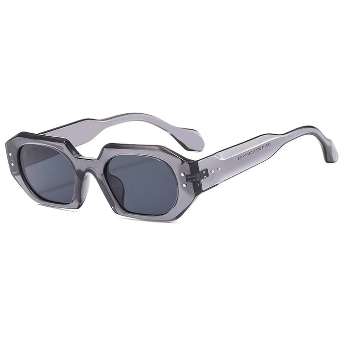 Petites lunettes de soleil rectangulaires pour hommes et femmes, verres solaires carrés, lunettes de voyage vintage rétro UV400, lunette de soleil femme, gafas de sol