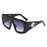 Square Sunglasses Women Men Travel Wide Glasses Legs Shades Male Female UV400 Gafas Oculos Retro Brand Designer Luxury