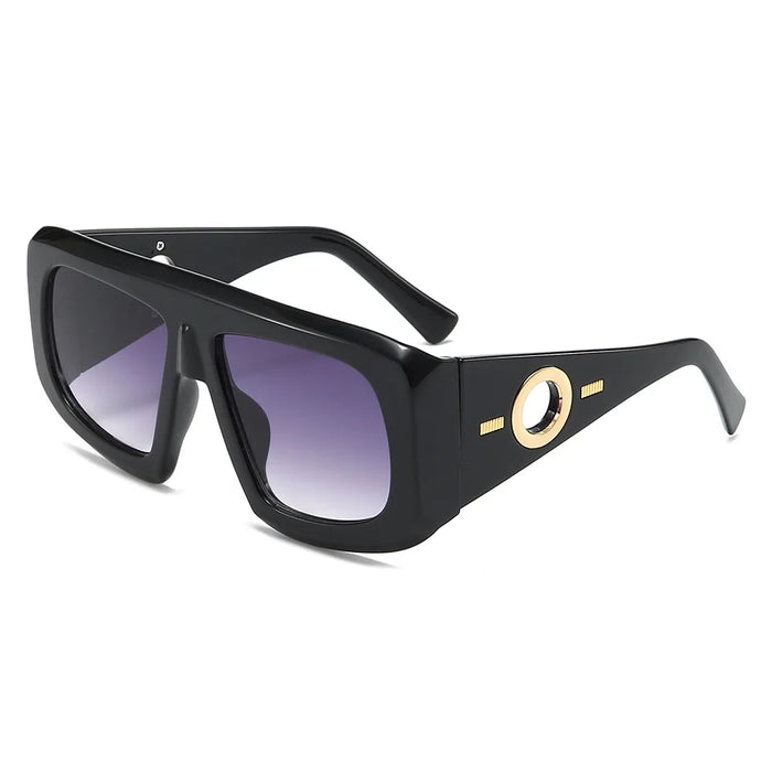 Square Sunglasses Women Men Travel Wide Glasses Legs Shades Male Female UV400 Gafas Oculos Retro Brand Designer Luxury