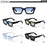 HBK Punk Vintage Square Men's  Sunglasses Brand Design Small Frame Sun Glasses Party Travel Glasses Gift Ideal Choice