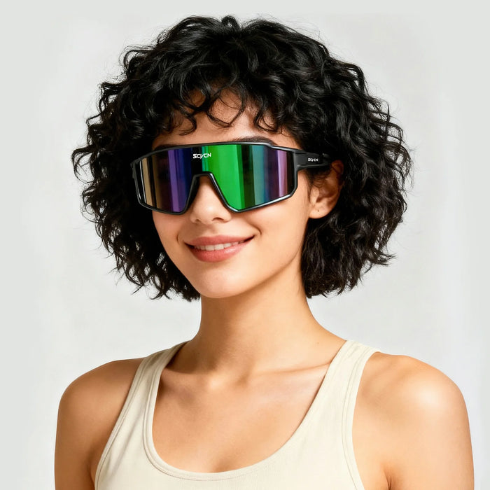 SCVCN Cycling Glasses Road Bike Glasses Running Eyewear Men Outdoor Sports Bicycle Sunglasses Women MTB Cycling Sunglasses