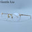Vintage Rimless Octagon Sunglasses Men 2026 Luxury Designer Steampunk Gold Metal Frame Sun Glasses Retro Hip Hop Frameless Shade