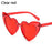 1PC Luxury Heart Shaped Sunglasses Big Frame Love Effect Sun Glasses Retro Women  lana del rey Eyewear UV400 Protection