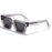 HBK Punk Vintage Square Men's  Sunglasses Brand Design Small Frame Sun Glasses Party Travel Glasses Gift Ideal Choice