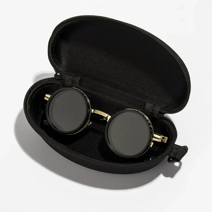 New ND2-400 Adjustable Dimming Glasses 9 Level UV400  Sunglasses With Glasse Case ND Filter Eyewear Outdoor