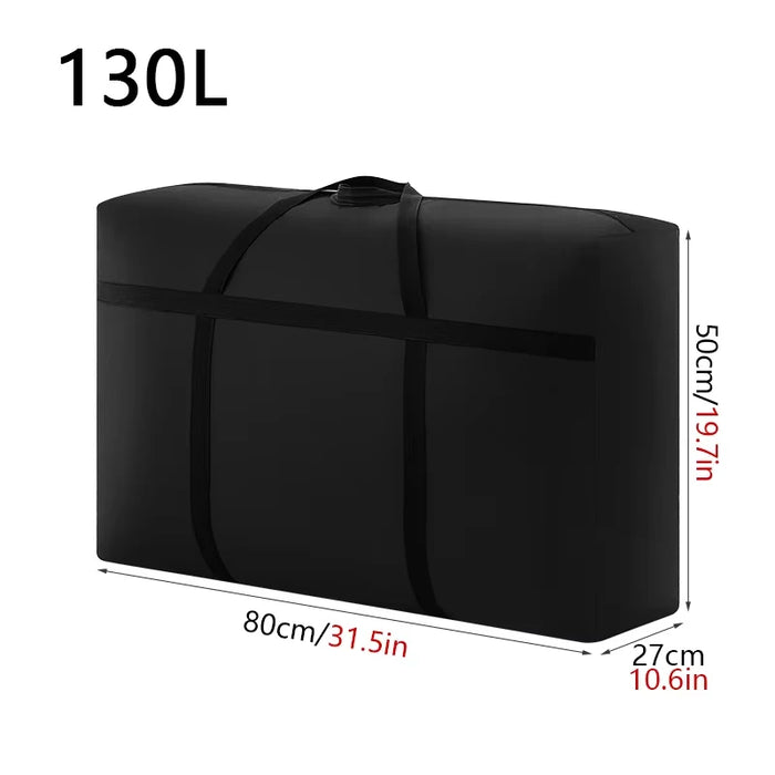Bolsas de equipaje de mudanza impermeables extragrandes, bolsa de lavandería, bolsa de compras, bolsa de viaje plegable, organizador de edredones de gran capacidad