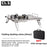 Mountainhiker Camping Folding Lift Removable Multi Unit IGT Table Gas Stove Portable Camp BBQ Grill Table Outdoor Picnic table