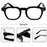 HBK Retro Square Glasses Frames Men Flat Lenses Anti Blue Light TR90 Eyeglass Frames High-Quality Reading Eyeglasses for Women