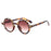 Fashion Round Sunglasses Women Gradient Frame Shades Retro Trending Men Sun Glasses UV400 Female Oculus Gafas